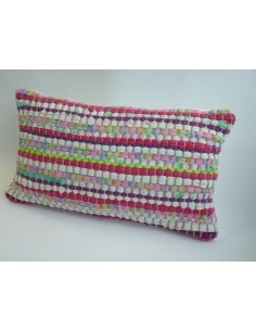 Coussin tissé rectangulaire...