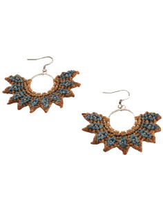 Boucles d'oreilles macramé...