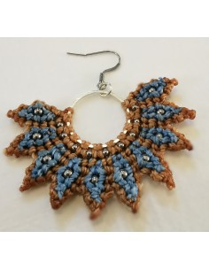 Boucles d'oreilles macramé... 2