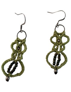 Boucles d'oreilles macramé...