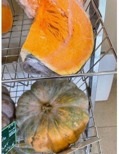 Courge musquée bio tranchée...