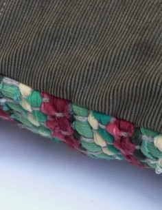 Coussin carré tissé 2